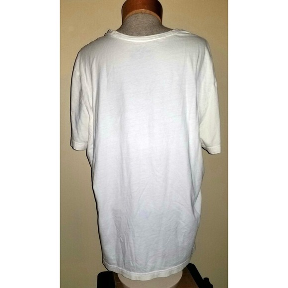 Life is Good XL cream with dog design on‎ front t-shirt short sleeve shirt - Picture 2 of 7